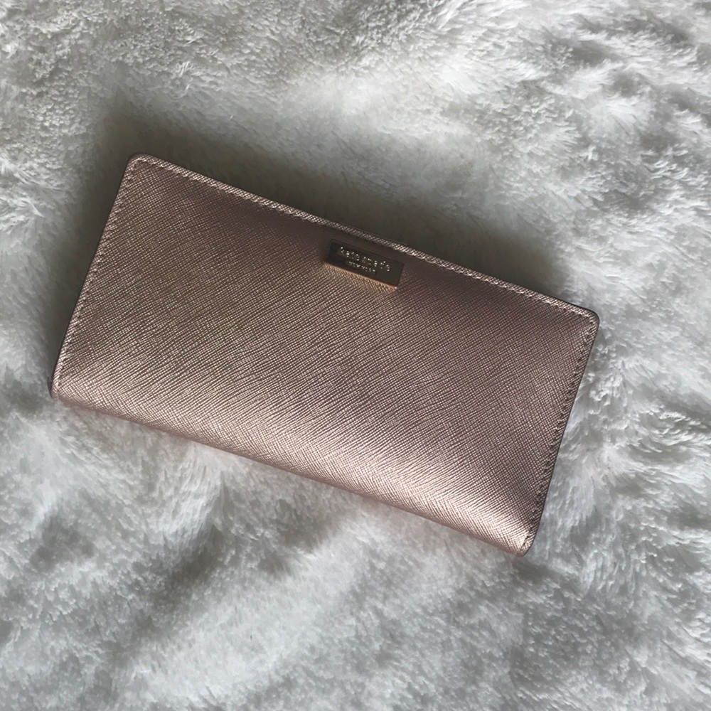 Kate Spade rose gold wallet